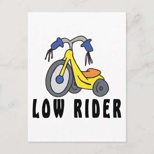 Funny Mexican Low Rider Postkarte (Vorderseite)