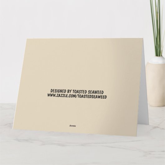 FUNNY MEXICAN TYP GIANT BIRTHDAY GREETING CARD KARTE (Rückseite)