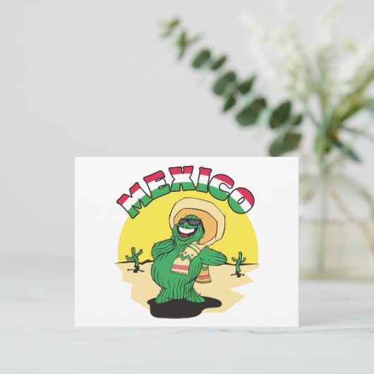Funny Mexico Postkarte (Stehend Vorderseite)