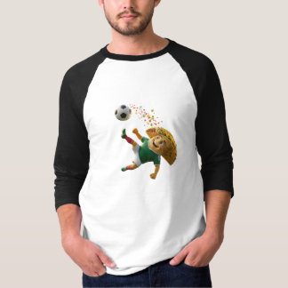 Funny Mexico Taco Soccer Mascot Bicycle Kick World T-Shirt
