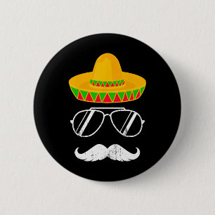 Funny mexikanische Sombrero Mustache Gesicht für C Button