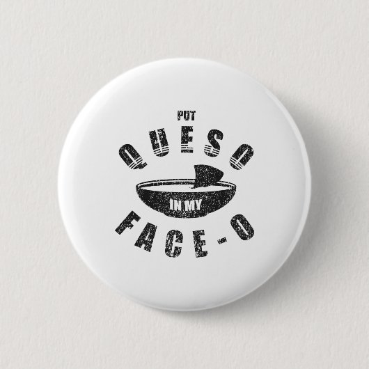 Funny mexikanischen Food Cinco de Mayo stellte Que Button (Vorderseite)