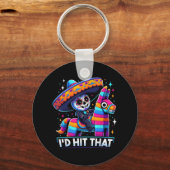 Funny mexikanischen Party Pinatas Id treffen, dass Schlüsselanhänger (Vorderseite)