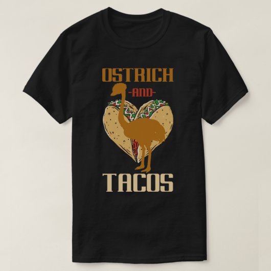 Funny mexikanisches Taco-Geschenk angeblich Ostric T-Shirt (Design vorne)