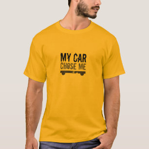 Funny MEY AUTO WÄHLEN MICH Graue Print T-Shirt