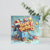 Funny Michael Office Geburtstagskarte, Geburtstags Karte (Stehend Vorderseite)