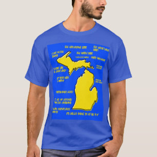 Funny Michigan Design T-Shirt
