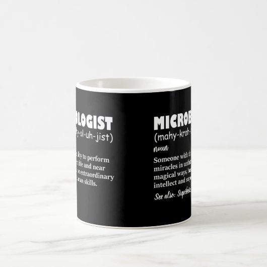 Funny Microbiologe Definition Kaffeetasse (Mittel)