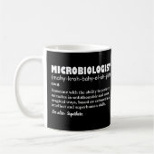 Funny Microbiologe Definition Kaffeetasse (Links)