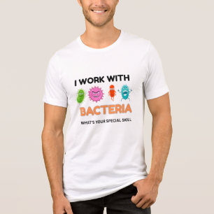 Funny Microbiology T - Shirt - 'Ich spiele mit Bak
