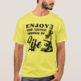 Funny Microscope, Mikrobiologen, Biologie-Nerd T-Shirt