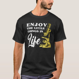 Funny Microscope, Mikrobiologen, Biologie-Nerd T-Shirt