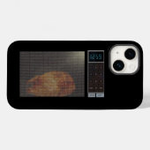 Funny Microwave Oven Case-Mate iPhone Hülle (Rückseite (Horizontal))