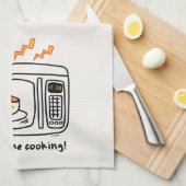 Funny Microwave Zuhause Cooking Geschirrtuch (Viertel Falte)