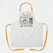 Funny Microwave Zuhause Cooking Schürze (Vorderseite)