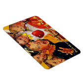 Funny Mid Century Halloween Sweet Tooth Magnet (Rechte Seite)