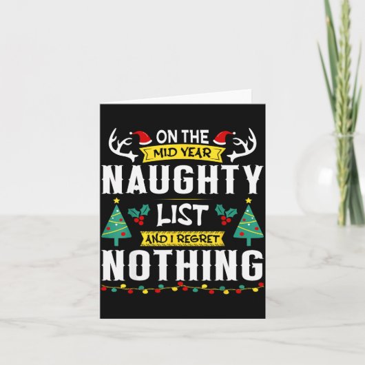 Funny Mid-year Christmas In July Beach Summer Chri Karte (Vorderseite)