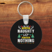 Funny Mid-year Christmas In July Beach Summer Chri Schlüsselanhänger (Vorderseite)