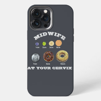 Funny Midfrau "At Your Cervix" cm Messdunkel iPhone 13 Pro Max Hülle