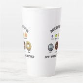 Funny Midfrau "At Your Cervix" cm Messung Milchtasse (Vorderseite)