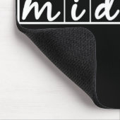 Funny Midfrau, meine Anti-Drogen-Frau Mousepad (Ecke)