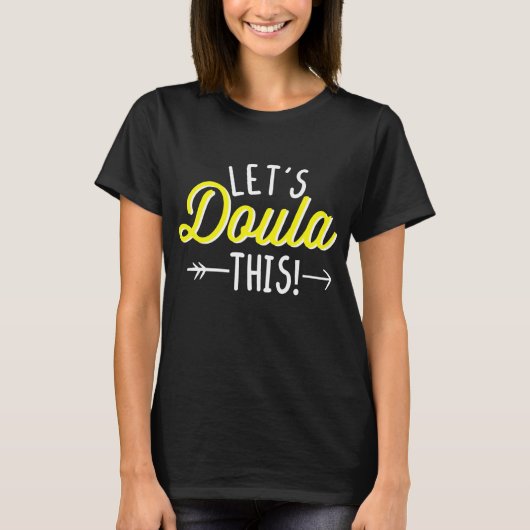 Funny Midfrau Pun Doula Diese Schwangerschaft T-Shirt (Vorderseite)