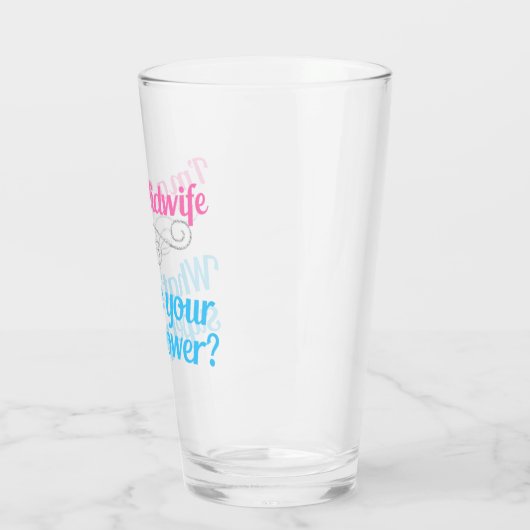 Funny Midfrau Superhero Glas (Links)