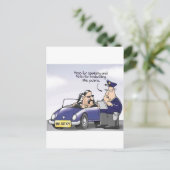 Funny Midlife Crisis Postkarte (Stehend Vorderseite)