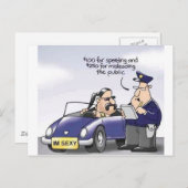 Funny Midlife Crisis Postkarte (Vorne/Hinten)