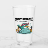 Funny Midnight Cardio Glass Cup Glas (Vorderseite)