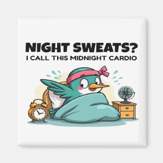 Funny Midnight Cardio Magnet (Vorne)