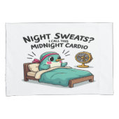 Funny Midnight Cardio Pillowcases Kissenbezug (Vorderseite-Rechts)