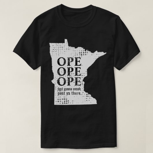 Funny Midwest Ope Minnesota Open Just Gonna Sneak T-Shirt (Design vorne)
