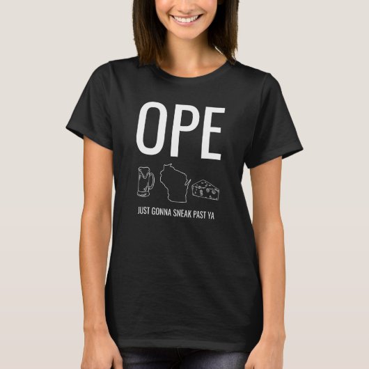 Funny Midwest Ope Wisconsin Open Just Gonna Sneak T-Shirt (Vorderseite)