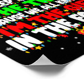 Funny Might As Well Sleep Under Tree Christmas Fam Poster (Ecke)