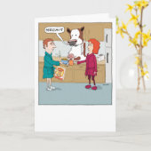 Funny Milde die Kuh glücklichen Jahrestag Karte (Gelbe Blume)