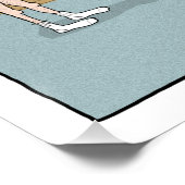 Funny Milde die Kuh Poster (Ecke)