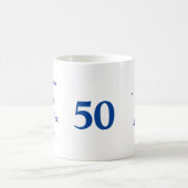 Funny Milestone Geburtstagsgeschenk, Custom Age, Kaffeetasse (Mittel)
