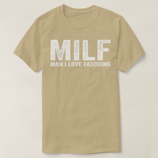 Funny MILF MILF Mann I Liebe Fasching T-Shirt (Design vorne)