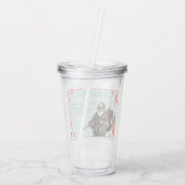 Funny Military/Christmas Santa Acryltrinkbecher (Rückseite)