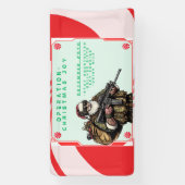 Funny Military/Christmas Santa Banner (Vertikal)