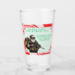 Funny Military/Christmas Santa Glas<br><div class="desc">Versag nie</div>