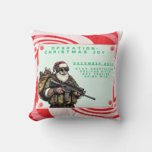 Funny Military/Christmas Santa Kissen