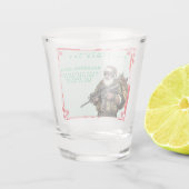 Funny Military/Christmas Santa Schnapsglas (Rückseite)