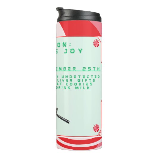 Funny Military/Christmas Santa Thermosbecher (Nach rechts gedreht)