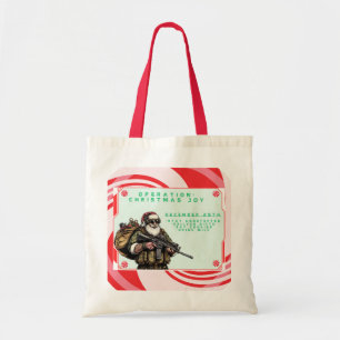 Funny Military/Christmas Santa Tragetasche