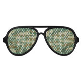 Funny Military Targeflage Armee Camouflage Party S Sonnenbrille (Vorderseite)