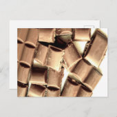 Funny Milk Chocolate - Niedliches Geschenk mit Sch Ankündigungspostkarte (Vorne/Hinten)