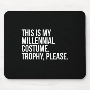Funny Millennium Costume Contest Halloween Shirt J Mousepad