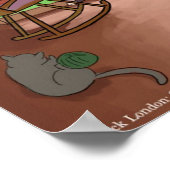 Funny Mills on Whales Poster (Ecke)